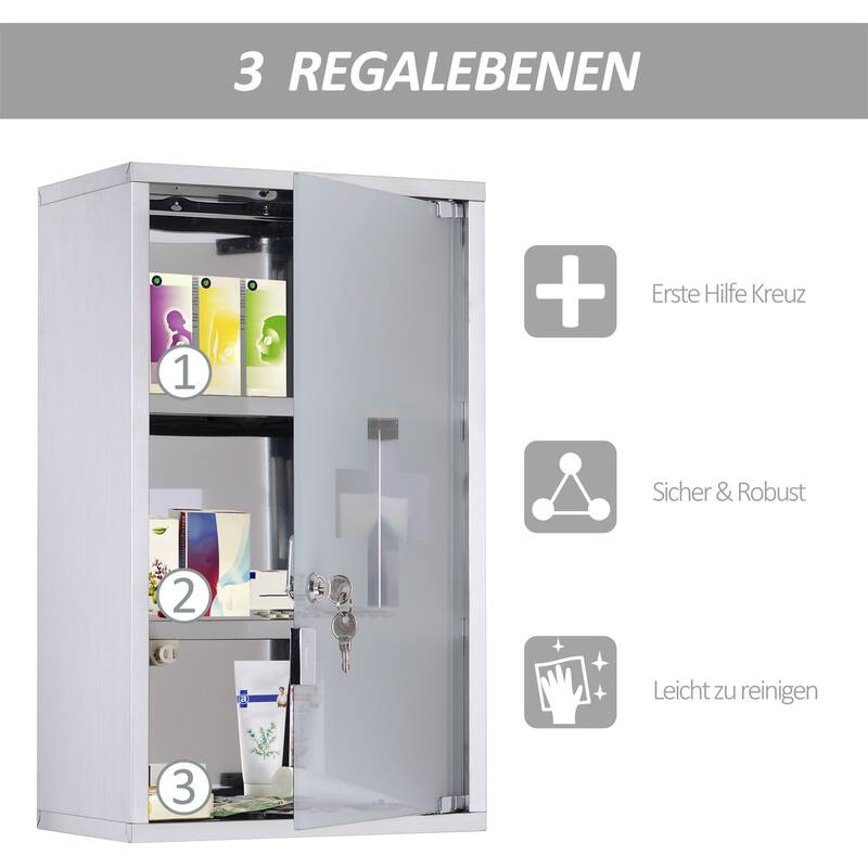 Wall Mounted Medicine Cabinet