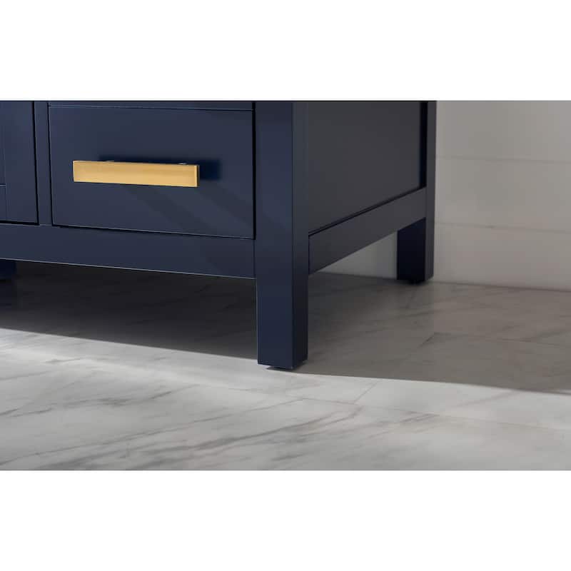 Valentino 84" Double Vanity in Blue