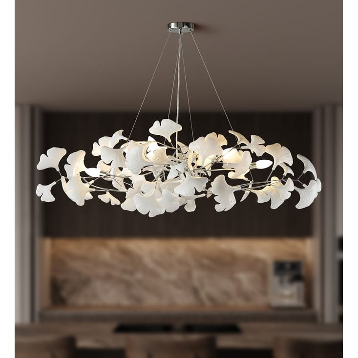 KAYLA Luxury Ginkgo Branch Chandelier for Living Room, Dining Room, Foyer, Kitchen Island