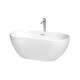 Option White / Polished Chrome Trim