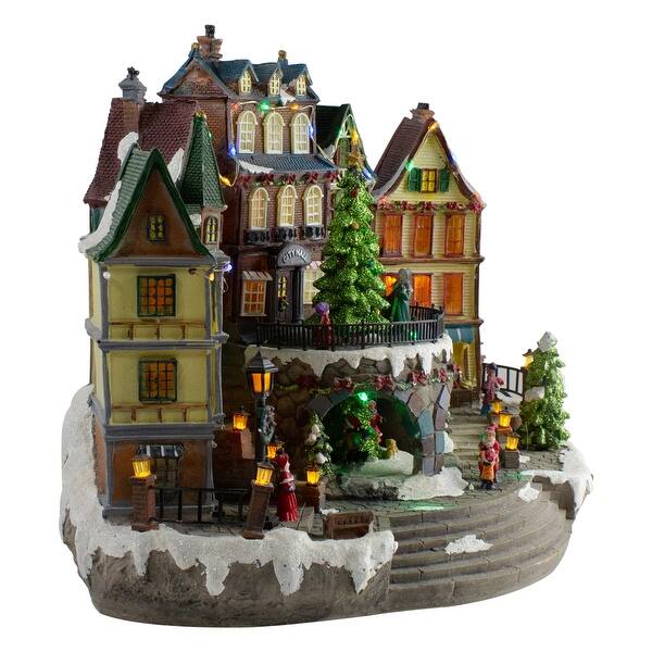Shop 17 Led Lighted European Village Winter Christmas Scene With