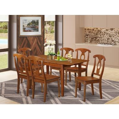 Baroque Dinette Set - Table & Chairs - Small Kitchen Dining Room Table with Leaf