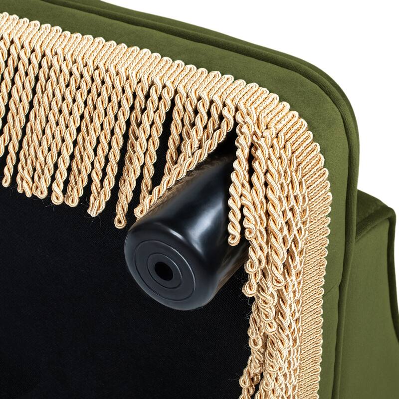 Jennifer Taylor Home Duchess 33" Medium Princess Pet Bed Sofa with Fringe Skirt