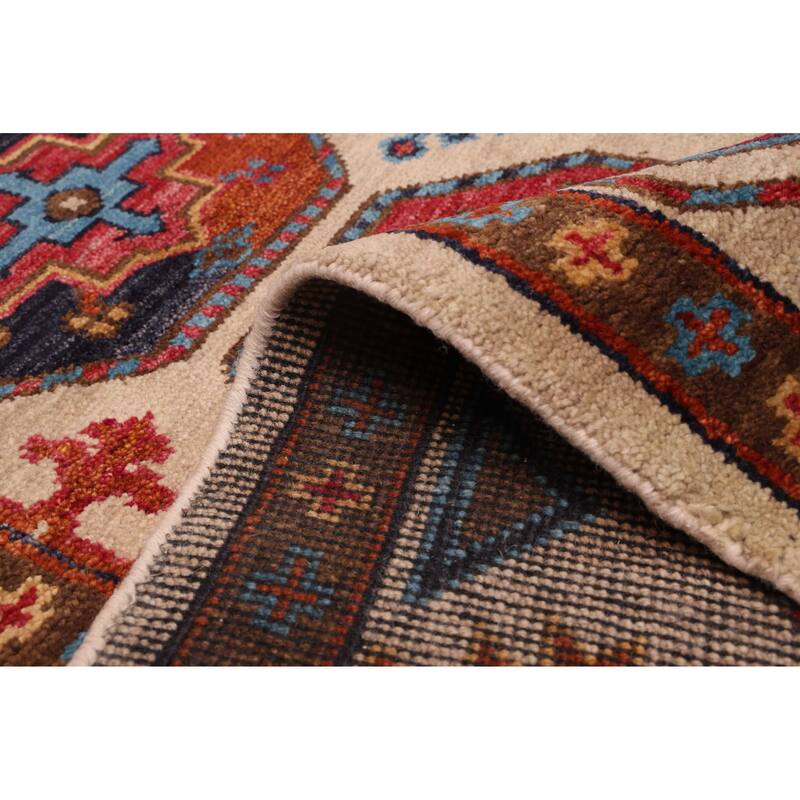 ECARPETGALLERY Hand-knotted Jules Serapi Beige Wool Rug - 8'0 x 10'2