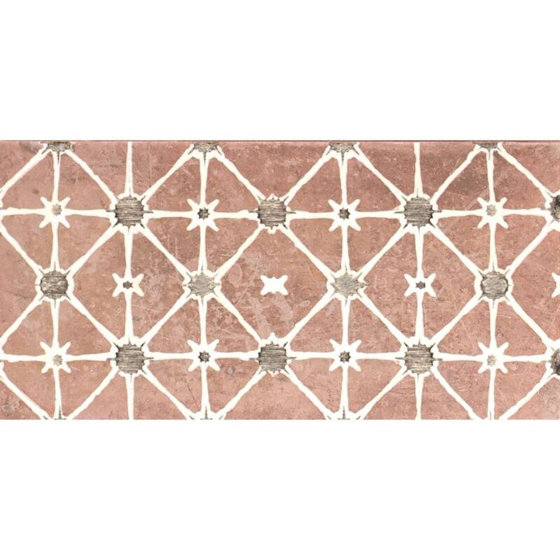 Arcilla Decor 6x12 Satin Porcelain Patterned Tile - Floor, Wall, Backsplash
