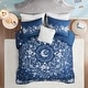 preview thumbnail 1 of 17, Intelligent Design Luna Navy Celestial Duvet Cover Set Full - Queen