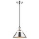 preview thumbnail 6 of 10, Golden Lighting 3306-M CH Orwell 10" Wide Mini Pendant