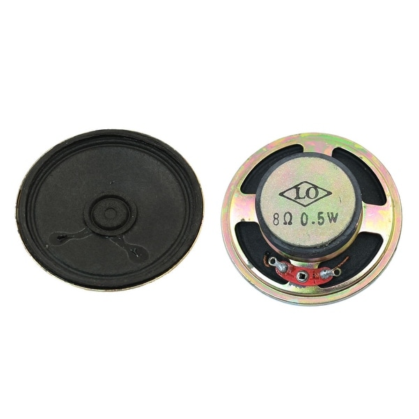 0 5w Watt 8 Ohm Audio Speaker Round Magnetic Loudspeaker 2 Pcs Overstock 18261091