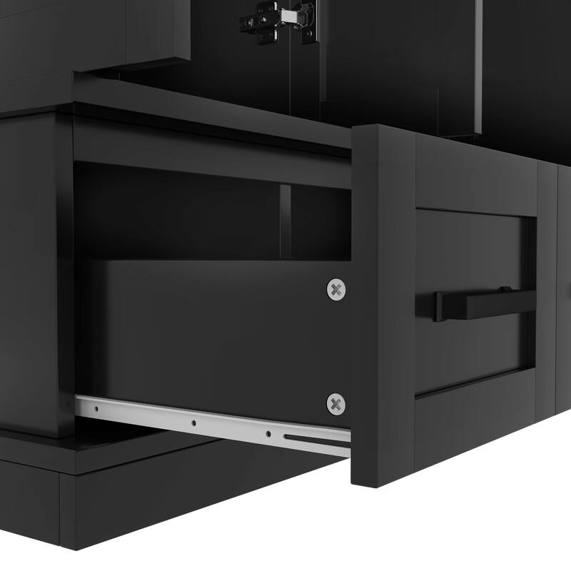 78.7''H Hall Tree with Bench and 5 Storage Cubbies