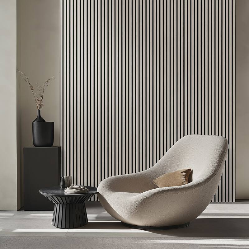 Ackland AKM-W-SE9.5X94.5SL-CA SereniSlats Bark 3D Fluted 9.5 in. x