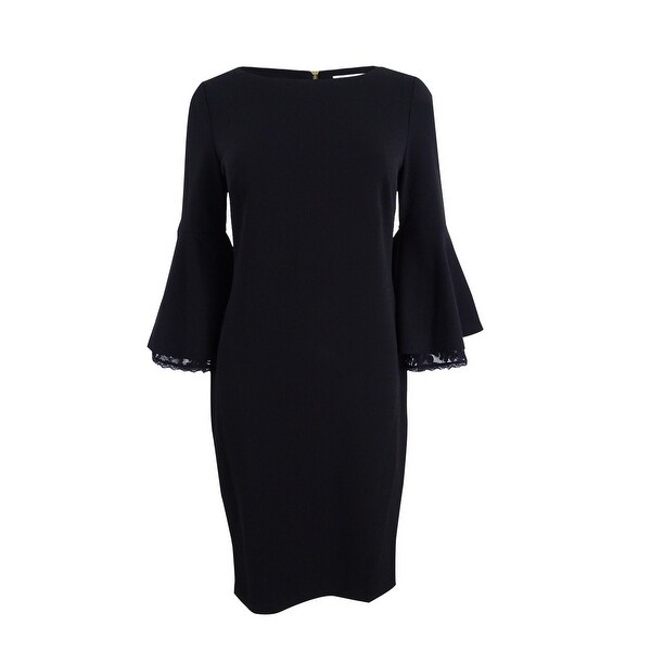 calvin klein plus size bell sleeve dress