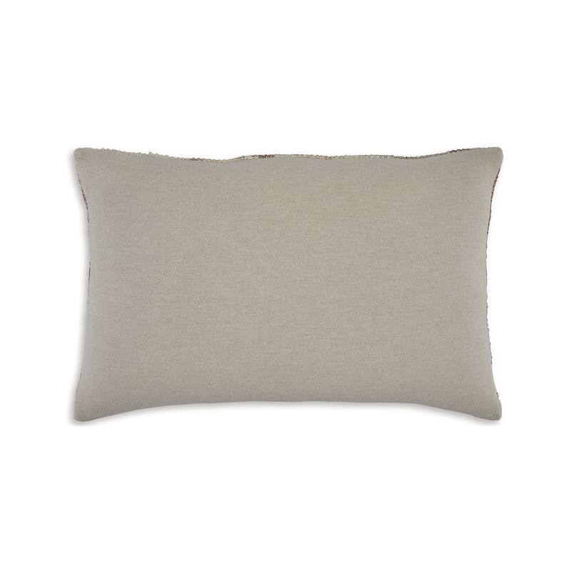 Signature Design by Ashley Aprover Rust/Gray/White Pillow