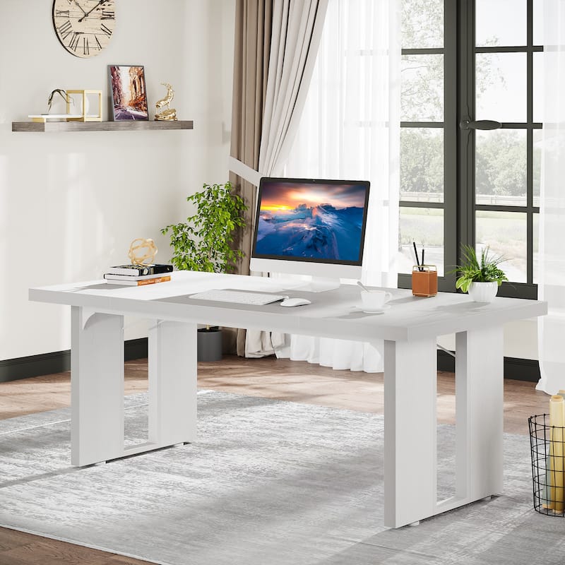 70.9” Large Executive Desk for Home Office
