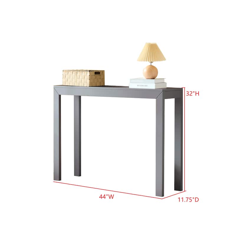 Russell Collection Modern Wood Rectangle Console Table