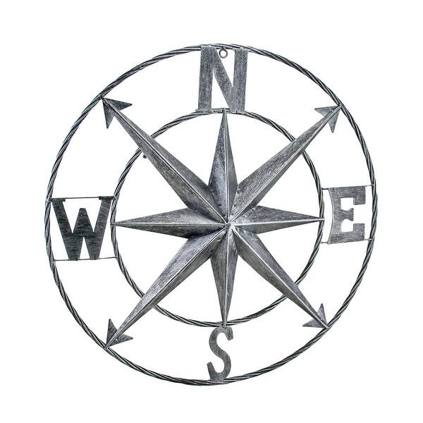 Shop Decorative Compass Rose Metal Wall Hanging On Sale