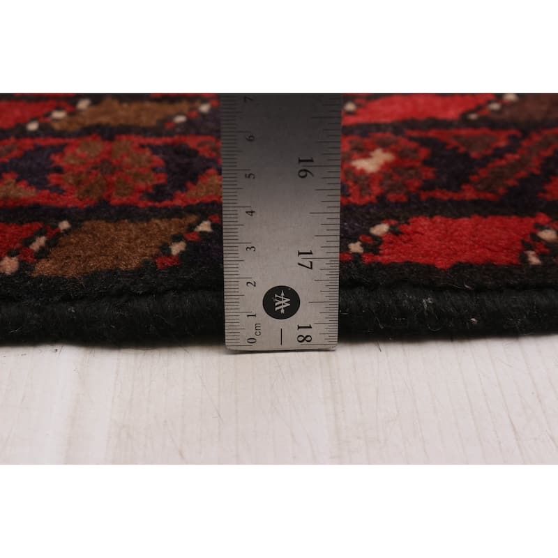 ECARPETGALLERY Hand-knotted Andelz Red Wool Rug - 3'2 x 5'9
