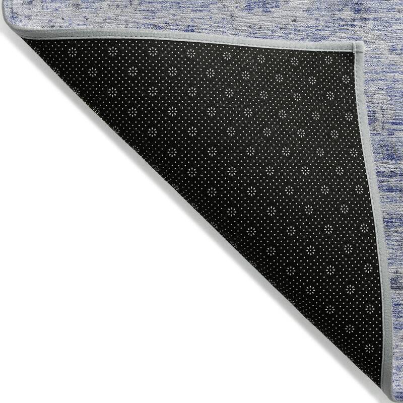 HomeRoots Damask Traditional Rectangle Outdoor Rug