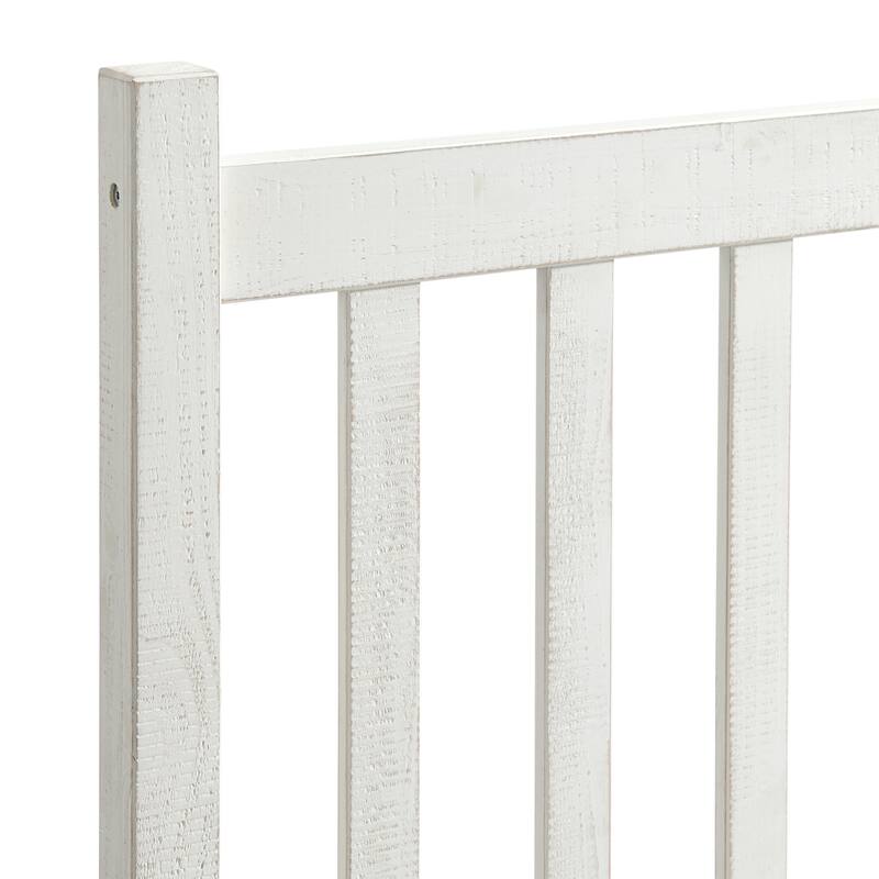 Windsor 3-Piece Wood Bedroom Set with Slat Twin Bed and 2 Nightstands