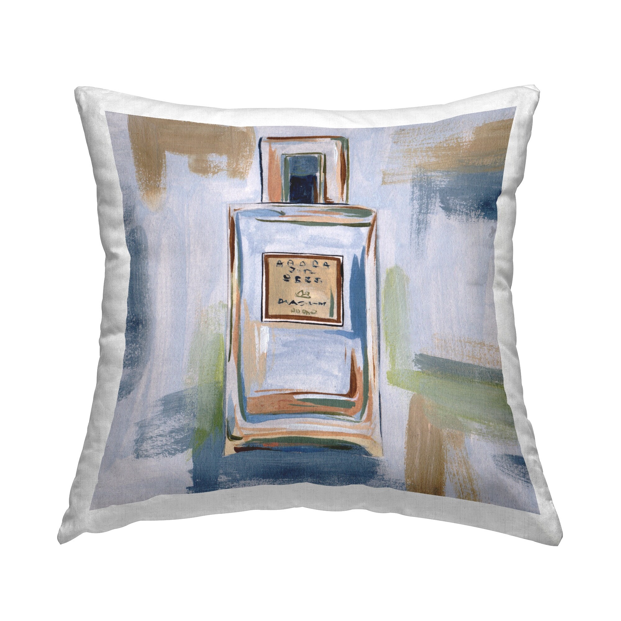 Stupell Neutral Perfume Bottle Decorative Printed Throw Pillow Design by Melissa Wang