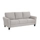 preview thumbnail 48 of 49, Fremont & Park Diboli Chenille 3-Piece Living Room Set - Wood Finish Exposed Feet
