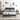Taomika 3-Pieces Bedroom Sets with Adjustable Height Upholstered Dark Grey Bed Frame