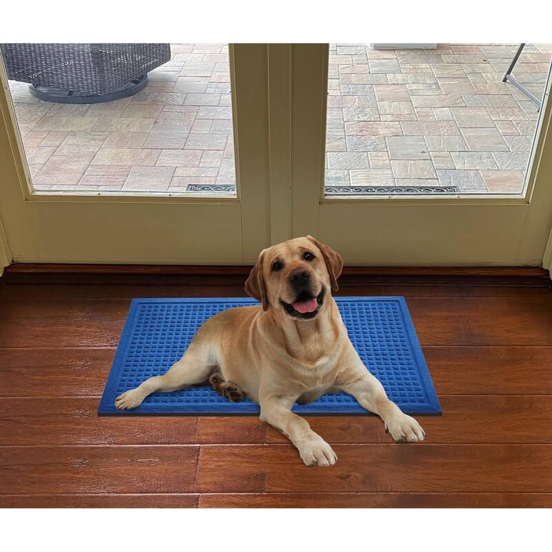 A1HC New All Weather Superior Dirt and Moisture Absorbing Polypropylene Door Mat with Non-Slip Backing for Inside Outside Use