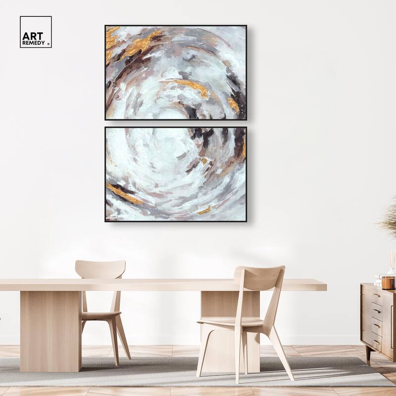 Cyclone Art Canvas Set of 2 by Art Remedy