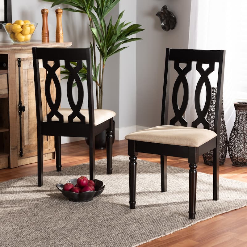 Cherese Modern and Contemporary 2-PC Dining Chair Set