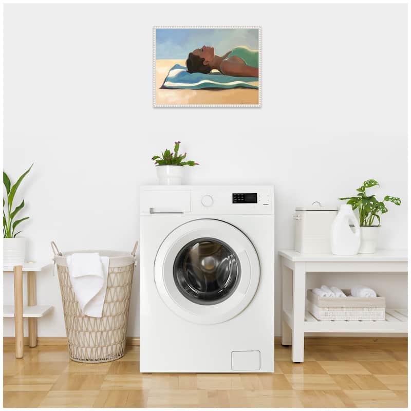 Kate and Laurel Vitamin D by Mary Sparrow Framed Canvas Wall Art Print