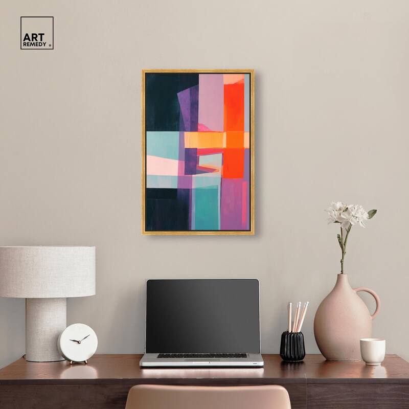 Color Blocks II Canvas by Art Remedy