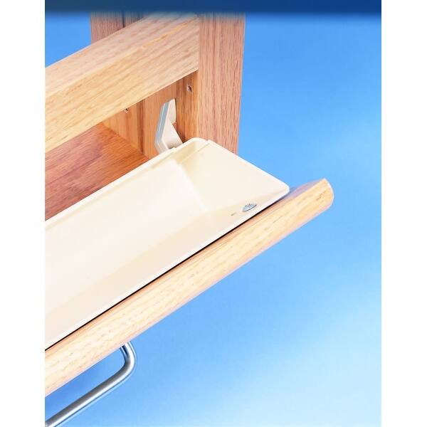Shop Rev A Shelf 6562 14 52 6561 Series 14 Tab Stop Sink Front Trays Set White Overstock 17825297 White