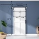 preview thumbnail 12 of 23, Sanding 24in./28in./30in./36in./44in./48in.x 84in. MDF Bi-Fold Barn Door with Hardware Kit ,Covered with Water-Proof PVC Surface