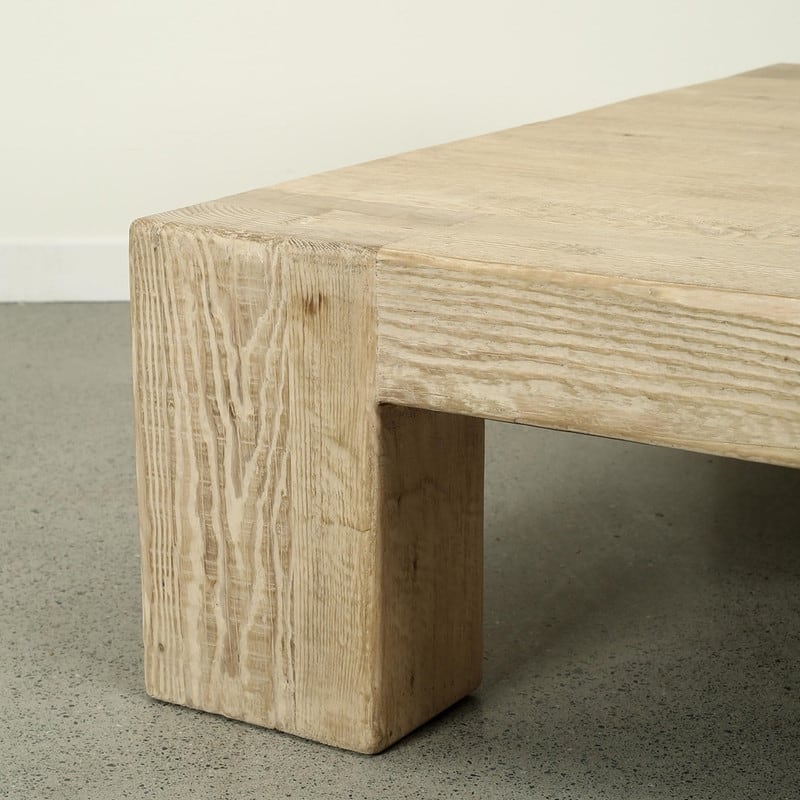 Ravello Extra Large Coffee Table 81Wx56Dx17H Weathered Natural - 16.9" H