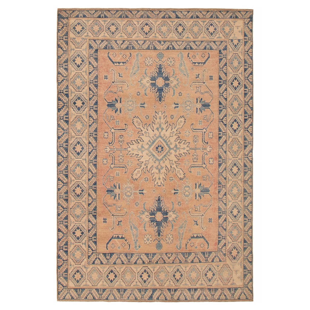 ECARPETGALLERY Hand-knotted Finest Ghazni Copper Wool Rug - 6'7 x 9'10