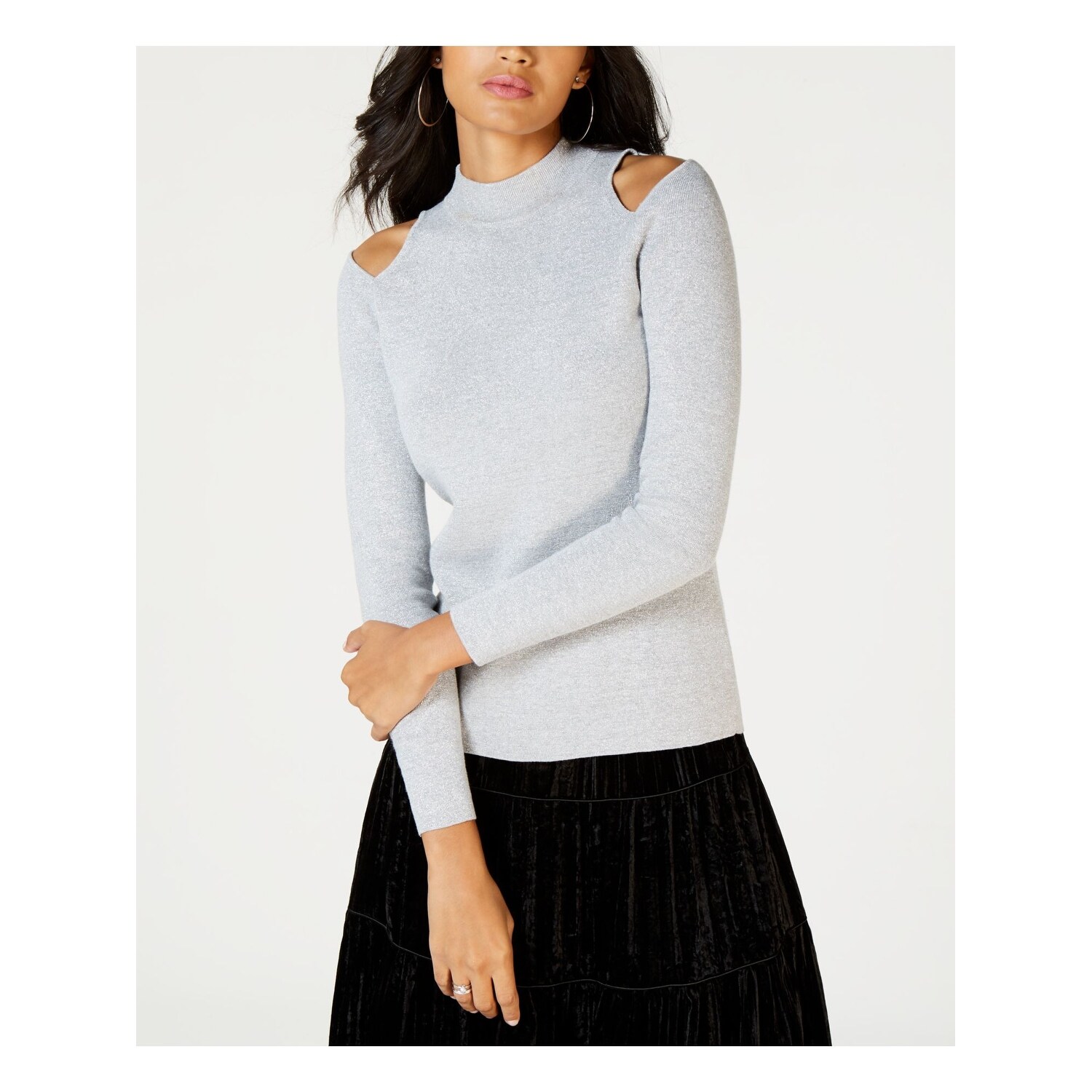 michael kors sweaters womens silver