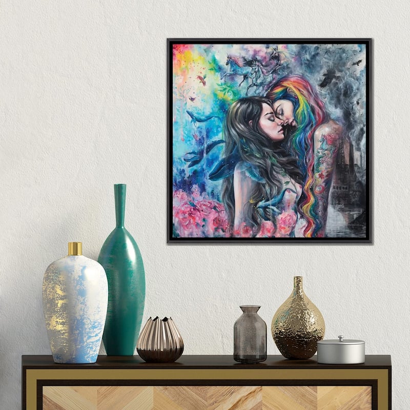 iCanvas "Colorful Me" by Tanya Shatseva Framed