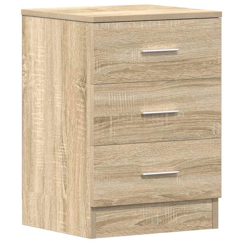 vidaXL Side Cabinet Storage Couch End Table for Living Room Engineered Wood