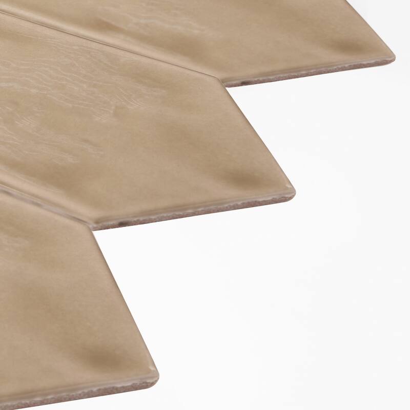 Forio 4" x 12" Picket Glossy Porcelain Mosaic Tile