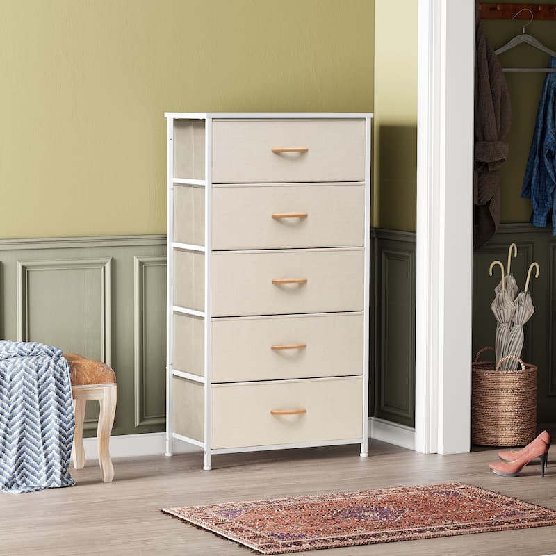 VredHom Vertical 5 Drawers Storage Tower