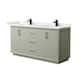 Option Light Green / White Quartz Top / Matte Black