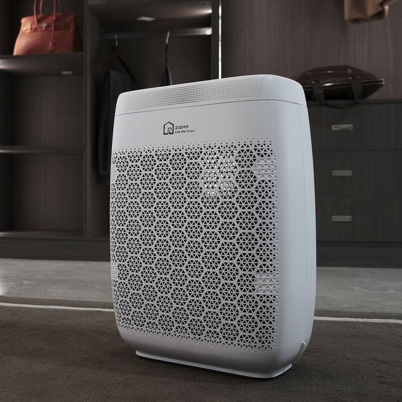 Zigma Aerio-300 1580 Sq Ft Automatic HEPA Air Purifier Machine w/ Carbon Filter - 12.79