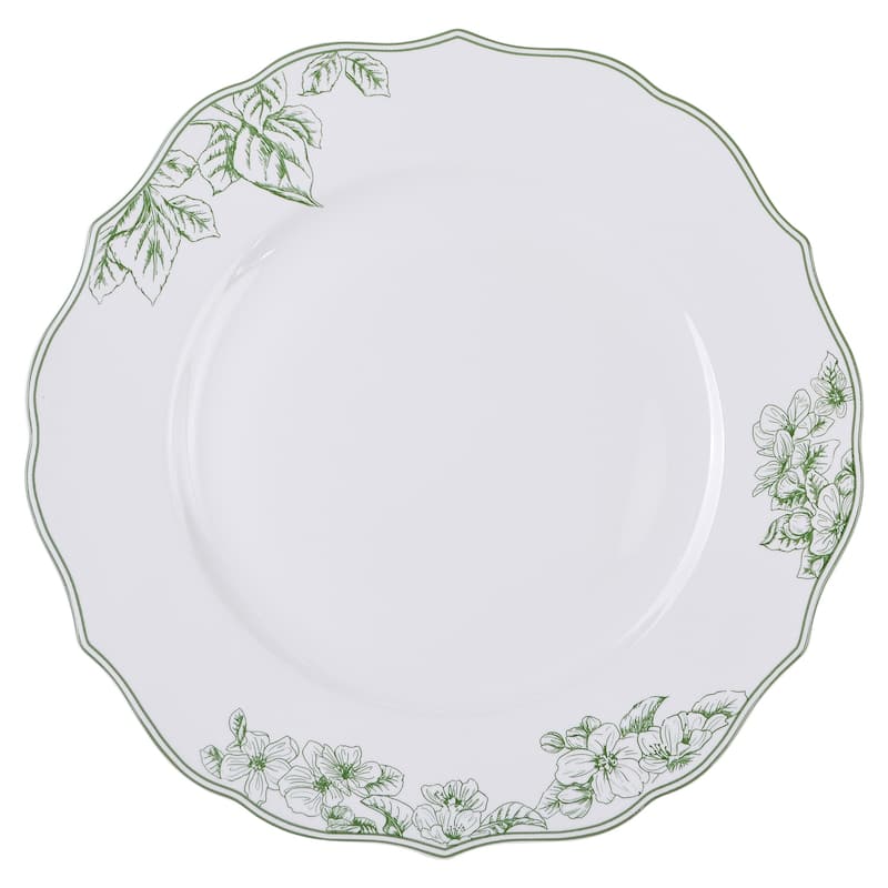 Hudson Valley Green Decal on White Background 12 Pc Set