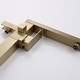 preview thumbnail 4 of 3, brushed gold floor mount tub filler free standing - 8' x 10'