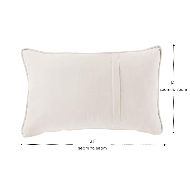 Greendale Home Fashions Sunbrella 21" x 14" Rectangle Outdoor Throw Pillow (Set of 2)