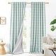preview thumbnail 14 of 30, Deconovo Blackout Back Tab Bedroom Curtains 2 Panels 52 x 108 Inch - Blue