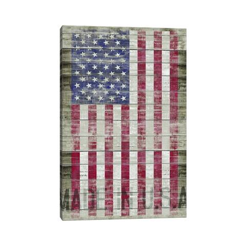 iCanvas "American Flag II" by Diego Tirigall Canvas Print