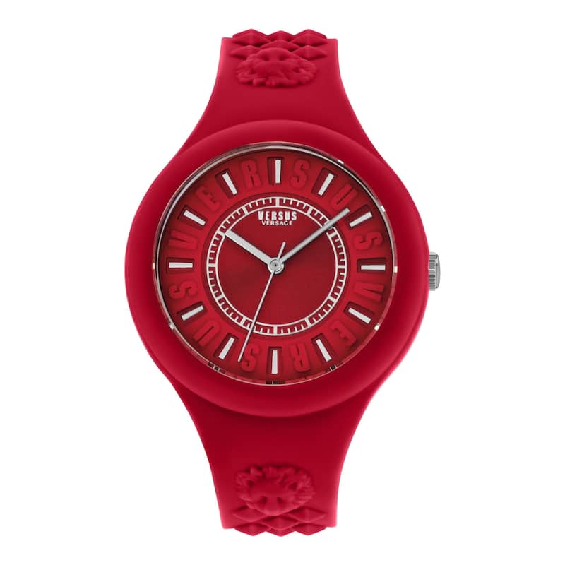Versus Versace Fire Island Strap Watch - Red