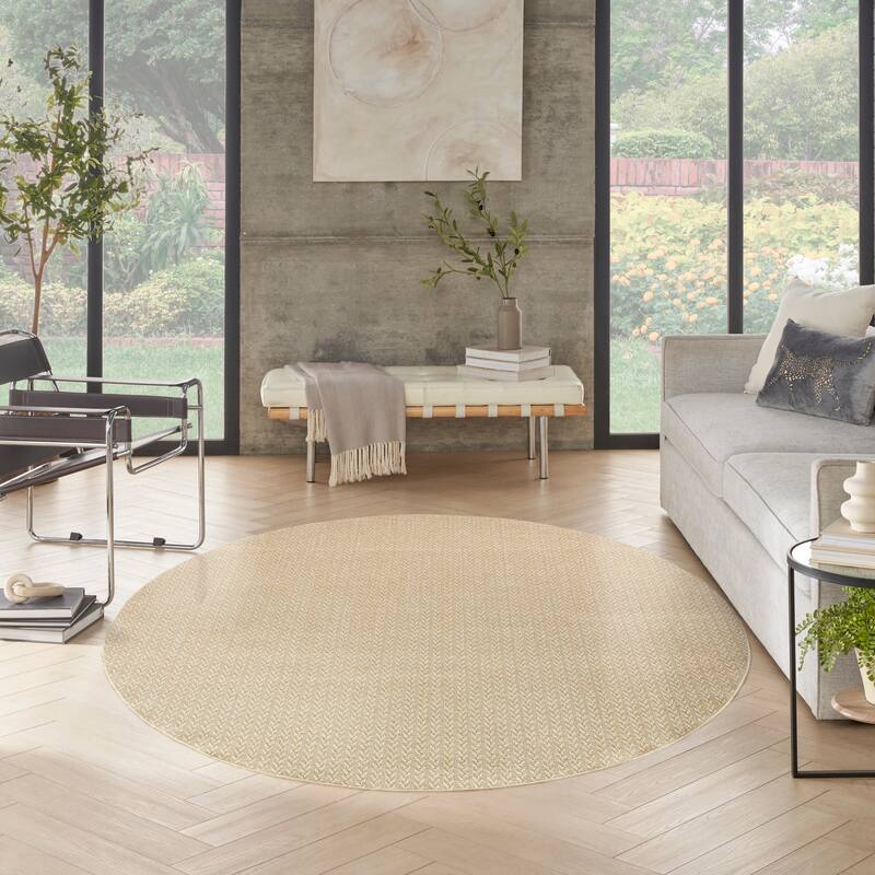 Nourison Tulum Indoor/Outdoor Chevron Area Rug