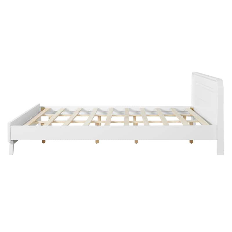 Christopher Knight Home- Alaric Solid Pine Wood Bed with Headboard