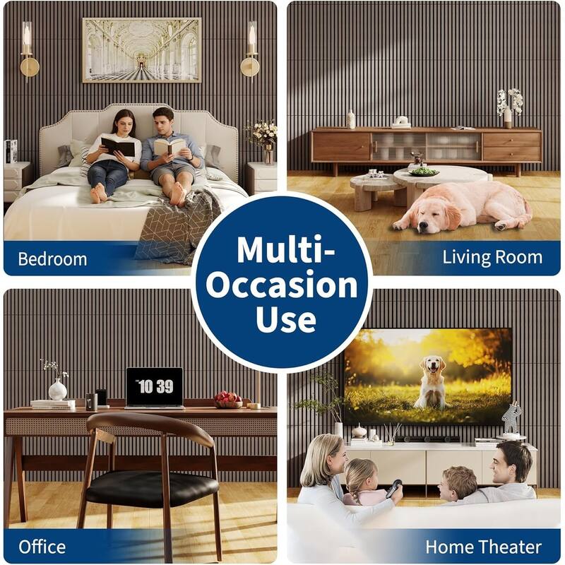 3D Wall Panels, Acoustic Decorative Wall Tiles, for Noise Reduction